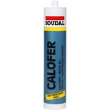 Soudal Calofer 1500 Derece Isıya Dayanıklı Mastik 310 ml Sertleştikten Sonra Çatlamaz