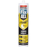 Soudal Fix All Turbo Hızlı ve Süper Güçlü Yapıştırıcı 290 ml Beyaz