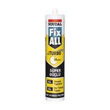 Soudal Fix All Turbo Ultra Hızlı Süper Güçlü Yapıştırıcı 290 Ml Beyaz