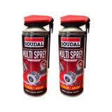 Soudal Multi Sprey Kobra Başlıklı Kir Pas Sökücü Bakım Spreyi 2 x 400 ML
