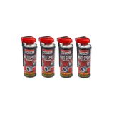 Soudal Multi Sprey Pas Sökücü ve Yağlayıcı, 400 ml, 4'lü Set, Kobra Başlıklı