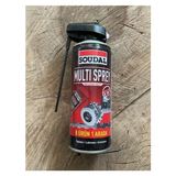 Soudal Pas Sökücü Sprey Yağ Çok Amaçlı Zincir Dişli Yağı 400ML 8ın1 - 1 Adet