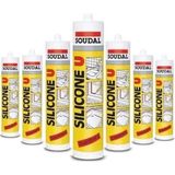 Soudal Şeffaf Silikon 280 gr 30 Hr 1757 Yüksek Kaliteli Materyal ile Güçlü Yapıştırıcı