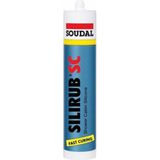 Soudal Silibrub SC 280 ml Şeffaf Duşakabin Silikon Hızlı Kuruyan Antibakteriyel Özellikli - 1 Adet
