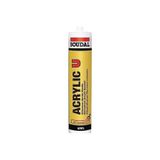 Soudal Silikonize -Akrilik -Mastik -450gr. -Beyaz -SAUDAL