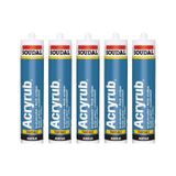 Soudal Silikonize Mastik ( 5 Antrasit)