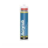 Soudal Silikonize Mastik 500 gr Beyaz (2 Adet ) - 1 Adet