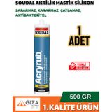 Soudal Silikonize Mastik Acryrub Beyaz 500gr Başlıklı