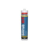 Soudal Silirub No5-He Nötr Dış Cephe Silikonu 300 ml Kuvars Gri RAL 7039