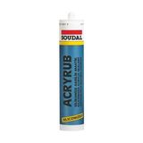 Soudal Siyah Akrilik Mastik 500 gr Yüksek Kalite Özellikli Silikonlu Materyal