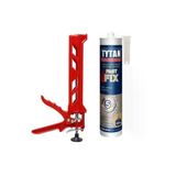 Soudal Tytan Fast Fıx Korniş Yapıştırıcı Montaj Silikonu Beyaz 290 Ml +Pls Tabancalı