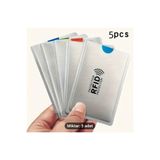 SOUL BY A&B Rfid Engelleyici Kart Kılıfları Parlak Gri 5li Set Rfid