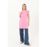 Soul Kadın Basic Kolsuz T-shirt - - PINK 30725TUN