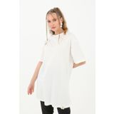 Soul Kadın Basic T-shirt - - ECRU 30727TSH