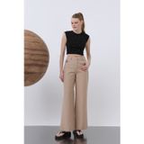 Soul Kadın Cep Detaylı Bol Pantolon - 32116PNT - CAMEL