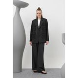 SOUL Kadın Oversize Ceket, Antrasit Siyah, S