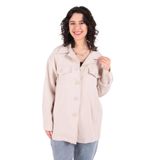 SOUL Kadın Oversize Ceket, Bej, XL