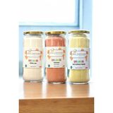 Soul Kitchen Organik İnce Buğday İrmiği + Pirinç Unu + Tarhana - 3'lü Cam Set