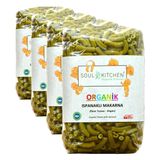 Soul Kitchen Organik Ispanaklı Makarna 330 gr (İlave Tuzsuz) (Vegan) (4 paketi)