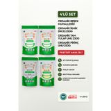 Soul Kitchen Organik Ürünler Organik Bebek Muhallebisi, İrmik, Pirinç Unu, Tam Yulaf Unu Dörtlü Kaşık Maması Seti 4x250 g +6 Ay