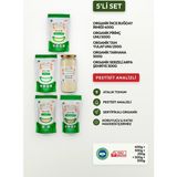Soul Kitchen Organik Ürünler Organik İrmik 400 g, Pirinç Unu 500 g, Tam Yulaf Unu 250 g, Tarhana 500 g, Arpa Şehriye 300 g Ek Gıda Seti