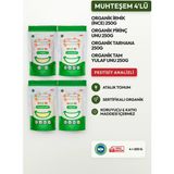 Soul Kitchen Organik Ürünler Organik İrmik, Pirinç Unu, Tarhana, Tam Yulaf Unu Ek Gıda Seti 4x250 g