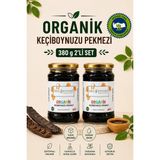 Soul Kitchen Organik Ürünler Organik Keçiboynuzu Pekmezi Soğuk Sıkım Şeker İlavesiz 2'li Set 2x380 g