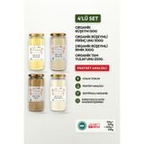 Soul Kitchen Organik Ürünler Organik Rüşeym 150 g, Tam Yulaf Unu 250 g Cam, Rüşeymli Pirinç Unu 300 g, Rüşeymli İrmik 300 g Ek Gıda Seti