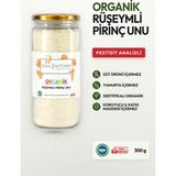 Soul Kitchen Organik Ürünler Organik Rüşeymli Pirinç Unu Ek Gıda Katkısız Cam Kavanoz 300 g