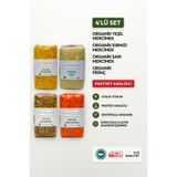 Soul Kitchen Organik Ürünler Organik Sarı Mercimek, Yeşil Mercimek, Kırmızı Mercimek, Pirinç Dörtlü Set 4x750 g