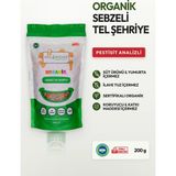 Soul Kitchen Organik Ürünler Organik Sebzeli Tel Şehriye İlave Tuzsuz Vegan 200 g