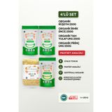 Soul Kitchen Organik Ürünler Organik Sertifikalı Rüşeym Pirinç Unu İnce İrmik Tam Yulaf Unu Set 4x250 g