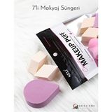 Soulame Beauty 7li Makyaj Süngeri Renkli Profesyonel Kullanım İçin Özel Tasarım