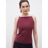 Soulife Halter Yaka Askılı Atlet - Bordo - XS