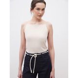 Soulife Halter Yaka Kadın Atlet - Bej - XS