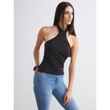 Soulife Halter Yaka Kadın Atlet - Siyah - XS