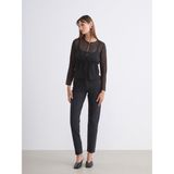 Soulife Slim Mom Kadın Jean Pantolon - Siyah - 36