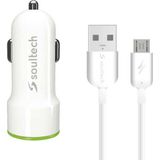 Soultech 3.1 A Fast 2 Hızlı Araç Şarjı & Micro USB Şarj Kablosu