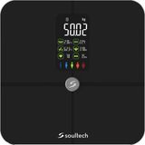 Soultech AT001S WellDone Siyah Bluetooth Baskül, LCD Ekranlı, Vücut Kitle Analizi ve Yağ Ölçer Özellikli