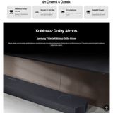 Soundbar Ev Sinema Sistemi Dolby Atmos 320W, 3.1.2 Kanal, Bluetooth,hdmı,wıfı Bağlantılı Premium Ses - Siyah