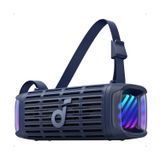Soundcore Boom 3i Bluetooth Hoparlör, IP68 Su Geçirmez, 50W BassUp™ 2.0 Ses, 16 Saat Çalma Süresi, Mavi - D5100
