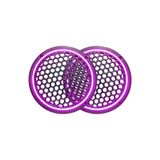 SOUNDERS Neon Işıklı 20 cm Hoparlör ve Midrange Kapağı - 2 Adet - Mor