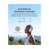 Soundform Isolate Gürültü Önleyici Kablosuz Kulaklık (Kum) – Mikrofonlu, 60 Saat Pil, Derin Bas, Cloudcushion Konfor, Bluetooth Kulak Üstü Kulaklık - Option-1