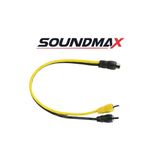Soundmax Sx-2M1f 2Adet Y Kablo – Amfi Y Kablo – 1 Dişi 2 Erkek Y Kablo – 2Adet