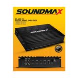 Soundmax Sx-600.1d Mono Bas Amfisi 4000w Bas Kontrollü SOUNDMAX SX-600.1D