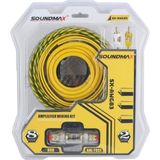Soundmax SX-AWG83 8 Ga Oto Anfi Kablo Kiti - 0 RH (+) Siyah