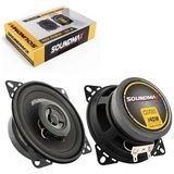 Soundmax Sx-Cx420 Oto Hoparlör 10Cm 140 Watt Tweeterli 2 Adet