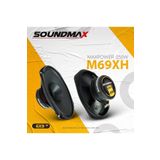 Soundmax Sx-M69xh Çifti 500Wat-200W Rms Kapaklı 6X9 Oval Oto Midrange Hoparlör Aksr