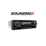 Soundmax Sx-Mx65cl Nostaljik Oto Teyp 2 Amfi Çıkışlı App Knt Rgb Type C Usb Bluetooth Classic Seri