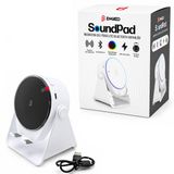 Soundpad 5In1 - 5W - 2000Mah Temas İle Ses Yükseltme - Telefon Stand - Usb-C Şarj Beyaz İndiksiyon Ses Yükseltici Bluetooth Hoparlör Speaker Ekd-S11 (5637)